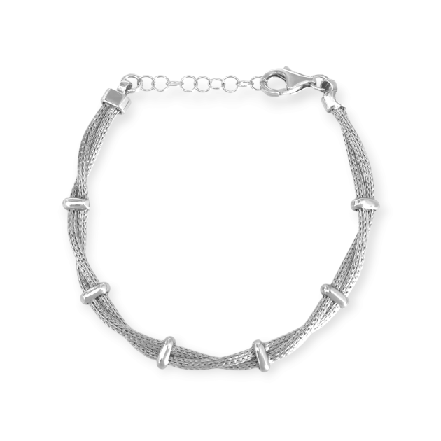 JD-925-BR-18 - Bransoletka srebrna - calza