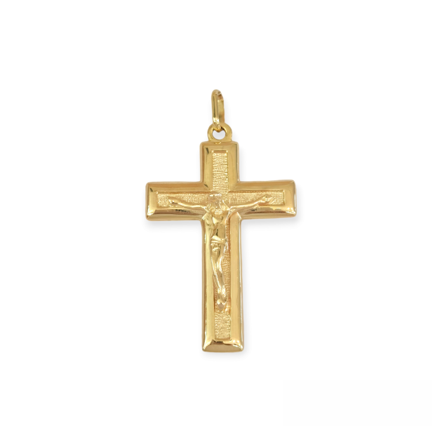 BN-585-ZA-9 - Zawieszka złota - krzyżyk