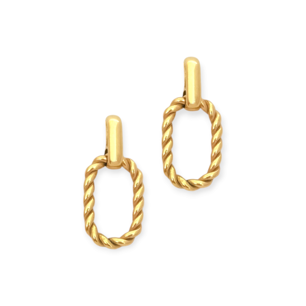 OL-585-KO-6 - Kolczyki złote