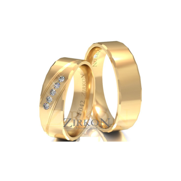 F-042 - Obrączki złote F-042