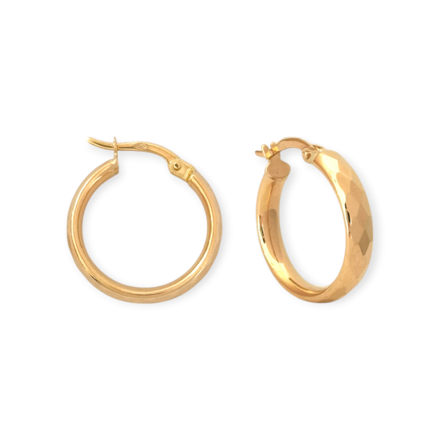 BA-585-KO-55 - Kolczyki złote - koła