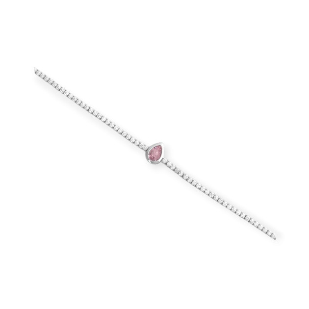 AZ-925-BR-63 - Bransoletka srebrna z cyrkoniami