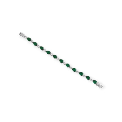 AZ-925-BR-65 - Bransoletka srebrna z cyrkoniami