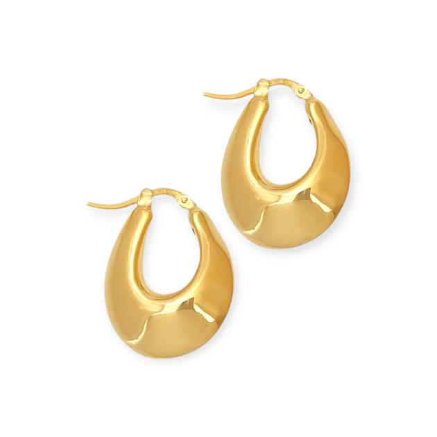 JD-925-KO-14 - Kolczyki pozłacane