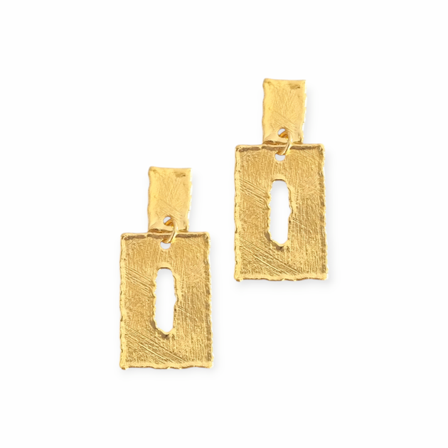 JD-925-KO-15 - Kolczyki pozłacane