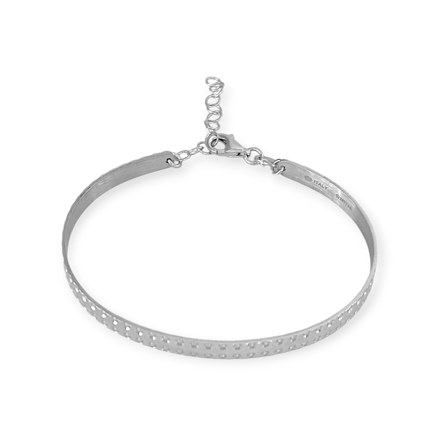 NP-925-BR-170 - Bransoletka srebrna - sztywna