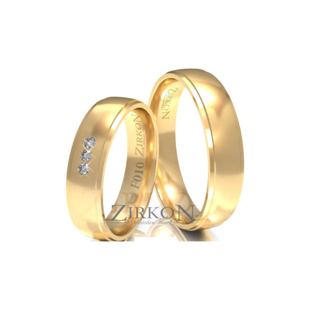 F-010 - Obrączki złote F-010