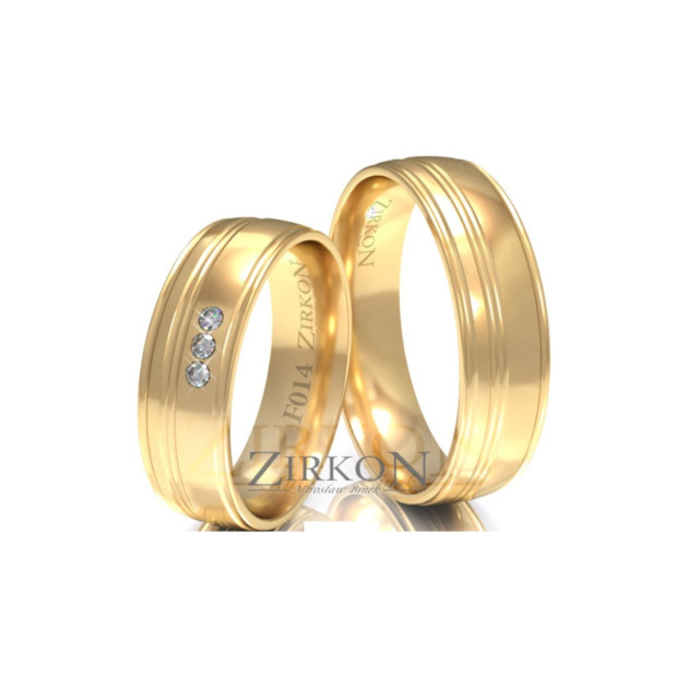 F-014 - Obrączki złote F-014