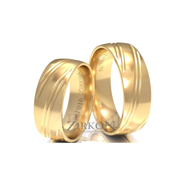 F-016 - Obrączki złote F-016