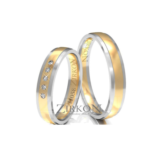 H-058 - Obrączki złote H-058