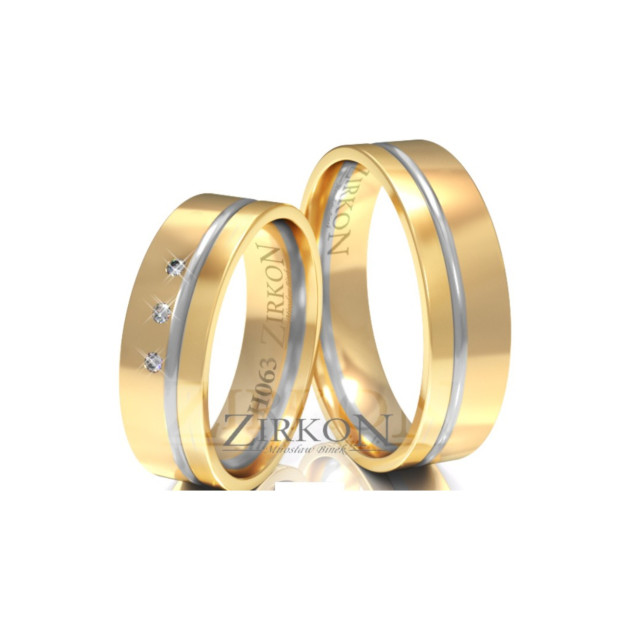 H-063 - Obrączki złote H-063