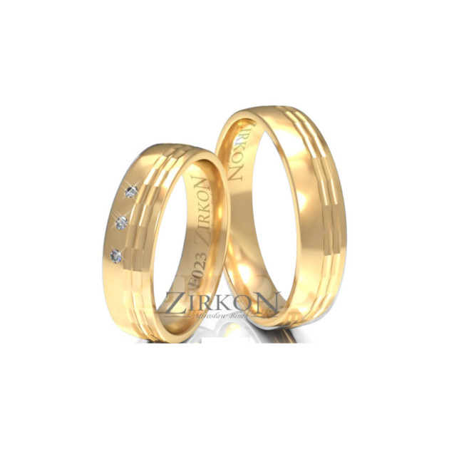 F-023 - Obrączki złote F-023