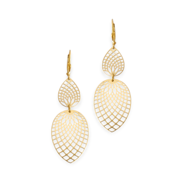 PX-925-KO-76 - Kolczyki pozłacane