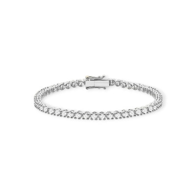 B0028 LAB - Bransoletka złota z diamentami laboratoryjnymi - tenisowa