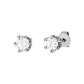 KO220 LAB - Kolczyki złote z diamentami laoratoryjnymi