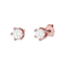 KO220 LAB - Kolczyki złote z diamentami laoratoryjnymi