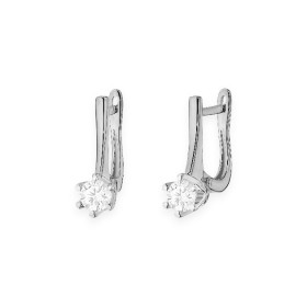 K0520 LAB - Kolczyki złote z diamentami laboratoryjnymi