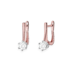 K0520 LAB - Kolczyki złote z diamentami laboratoryjnymi