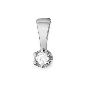 Z0032 LAB - Zawieszka złota z diamentem laboratoryjnym 