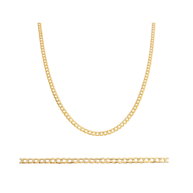 BA-585-ŁA-18 - Łańcuszek złoty - pancerka 3,5 mm