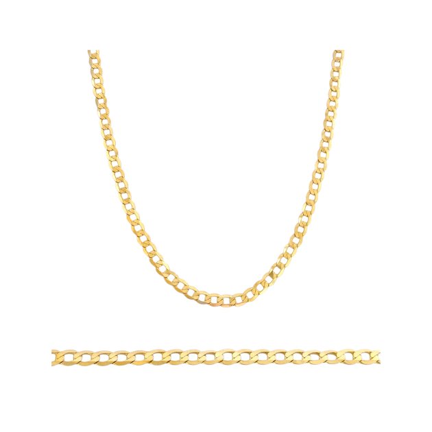 BA-585-ŁA-21 - Łańcuszek złoty - pancerka 5 mm