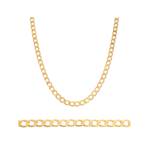 BA-585-ŁA-23 - Łańcuszek złoty - pancerka 6 mm