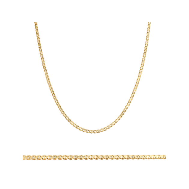 BA-585-ŁA-25 - Łańcuszek złoty - gucci 3 mm