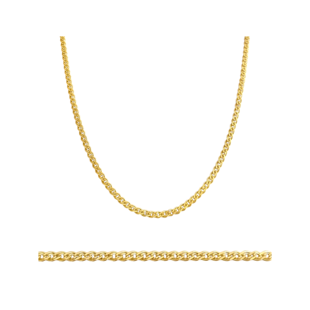 BA-585-ŁA-26 - Łańcuszek złoty - mona lisa 3 mm