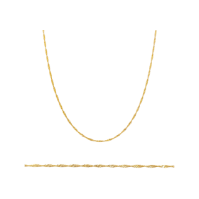 BA-585-ŁA-32 - Łańcuszek złoty - singapur 1 mm
