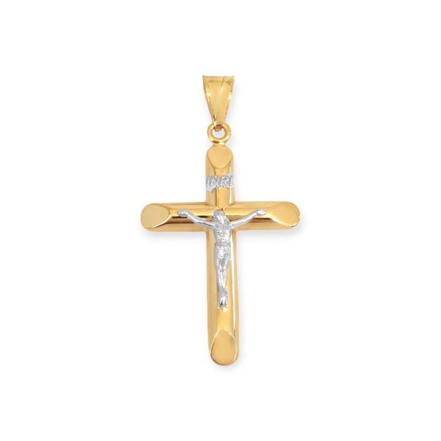 KL-585-ZA-218 - Zawieszka złota - krzyżyk