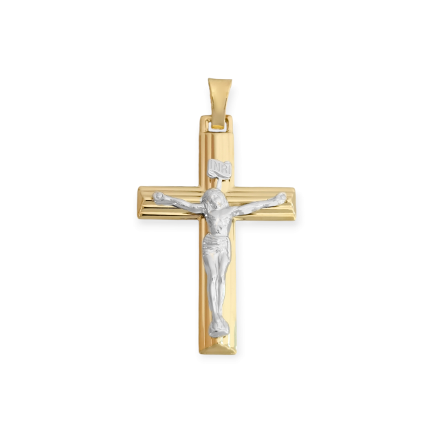KL-585-ZA-219 - Zawieszka złota - krzyżyk
