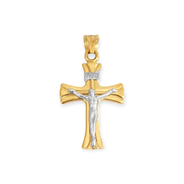 KL-585-ZA-222 - Zawieszka złota - krzyżyk