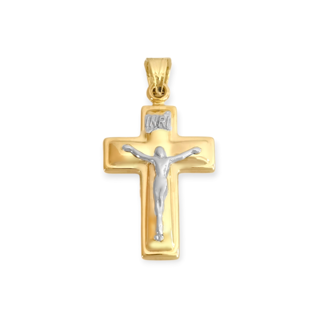 KL-585-ZA-225 - Zawieszka złota - krzyżyk