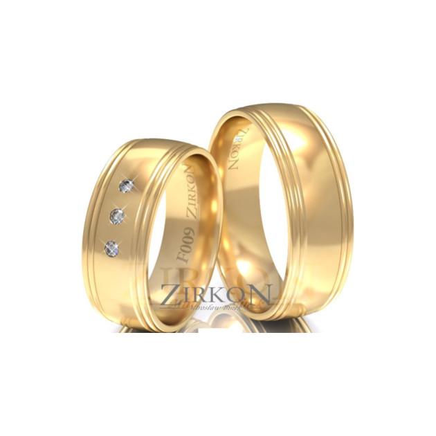 F-009 - Obrączki złote F-009