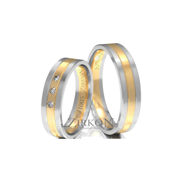 H-005 - Obrączki złote H-005