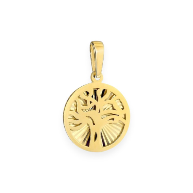 KL-585-ZA-250 - Zawieszka złota - drzewko szczęścia