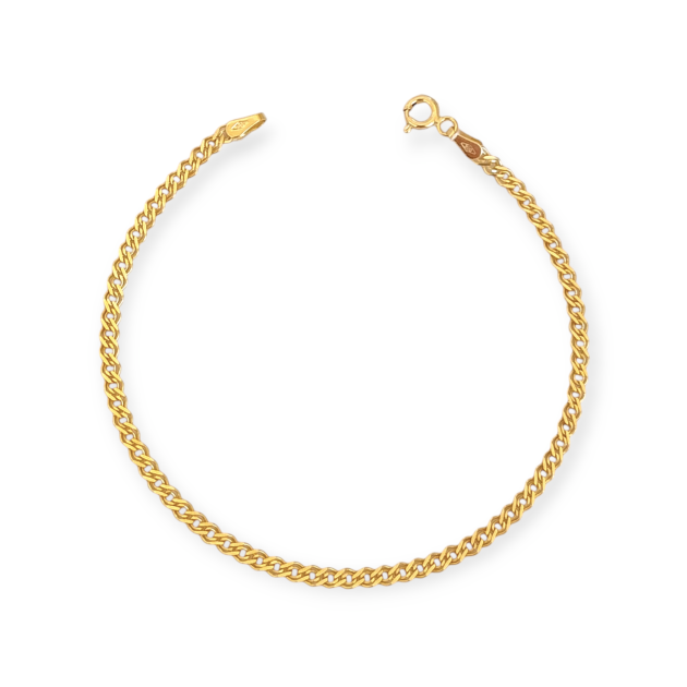 BA-585-BR-123 - Bransoletka złota - mona lisa 2 mm