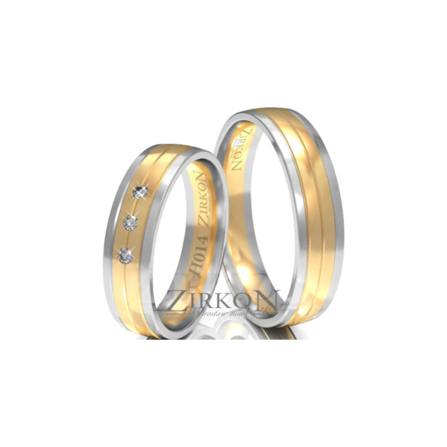 H-014 - Obrączki złote H-014