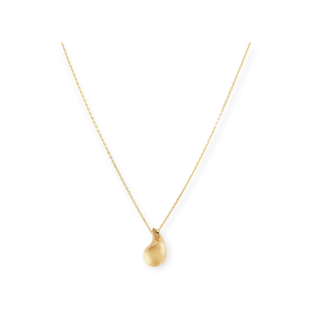 GE-585-NA-26 - Naszyjnik złoty - kropelka, łezka