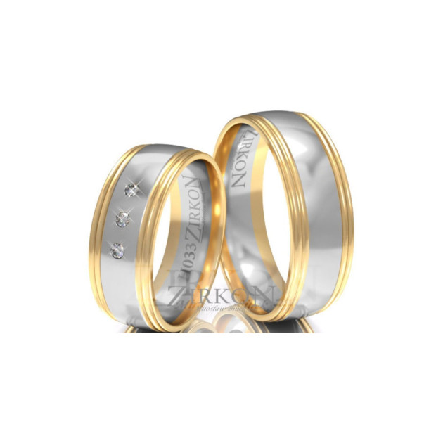 H-033 - Obrączki złote H-033