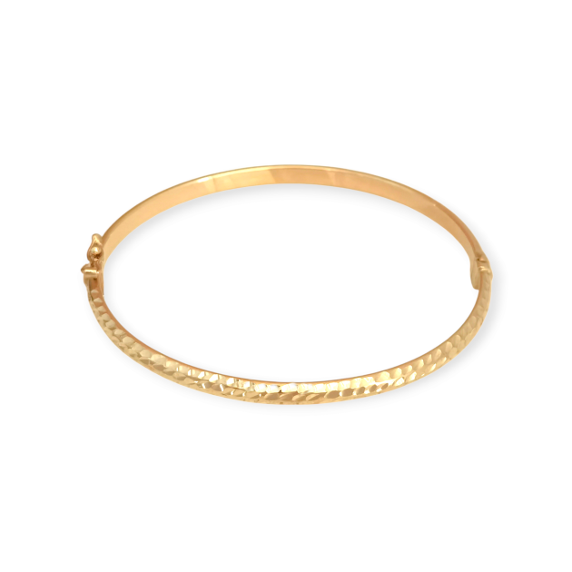 KL-585-BR-104 - Bransoletka złota - sztywna