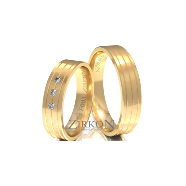 F-003 - Obrączki złote F-003