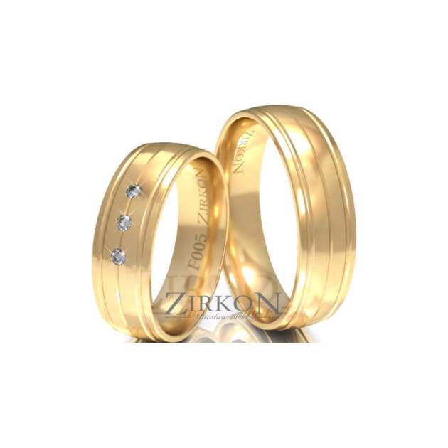 F-005 - Obrączki złote F-005