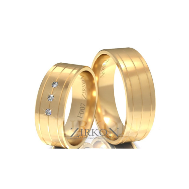 F-007 - Obrączki złote F-007