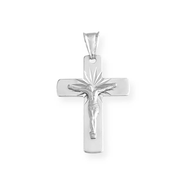 GKD070/R-1 - Zawieszka srebrna - krzyżyk