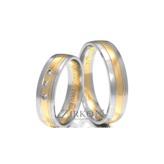 H-002 - Obrączki złote H-002