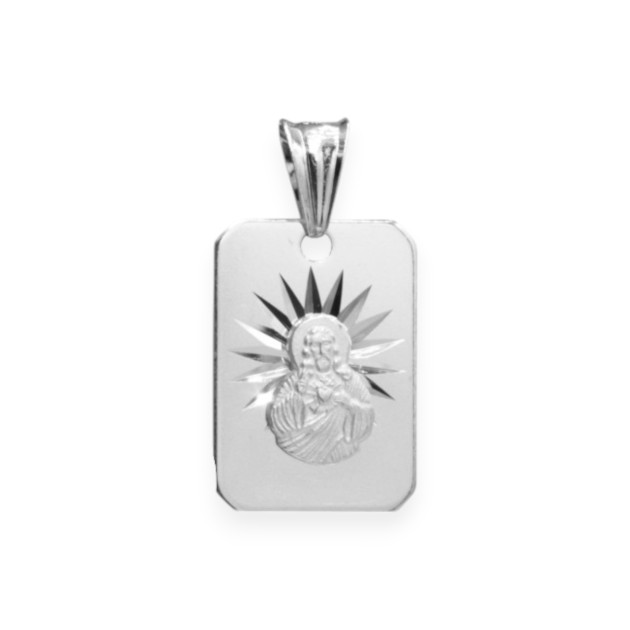 GMD010/R - Zawieszka srebrna - medalik, szkaplerz