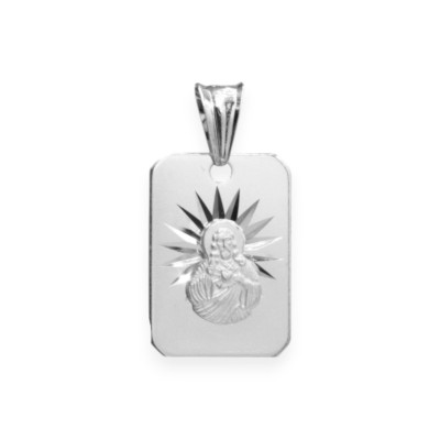 GMD010/R - Zawieszka srebrna - medalik, szkaplerz