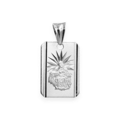 GMD010/R - Zawieszka srebrna - medalik, szkaplerz