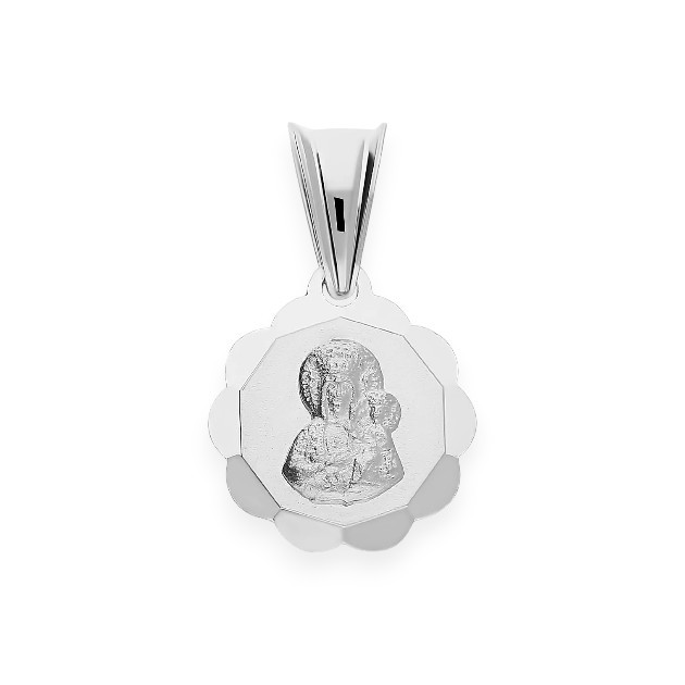 PX-925-ZA-95 - Zawieszka srebrna - medalik Matka Boska Częstochowska